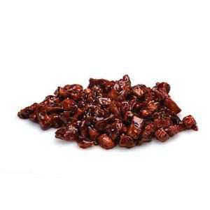 Marinated rib meat diced
